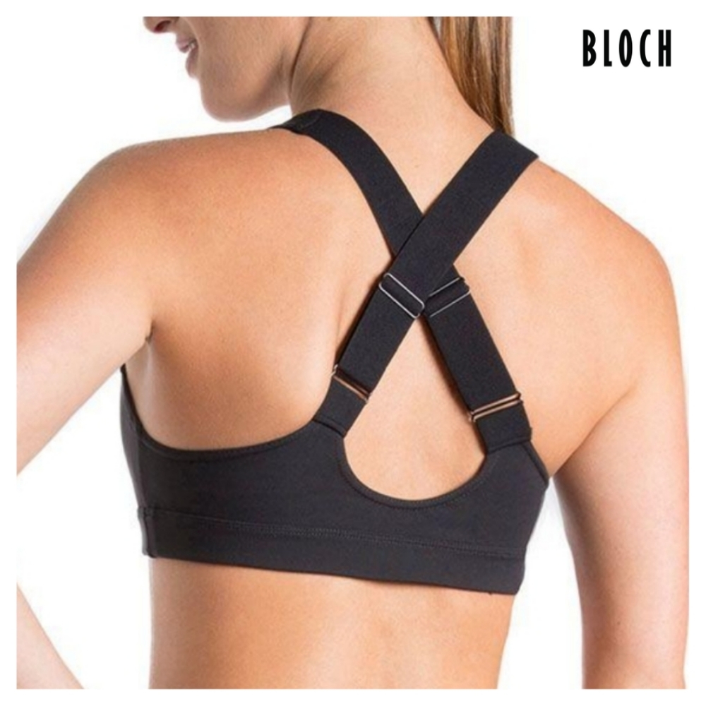 Black Adjustable Sports Bra